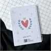 Блокнот Любовь долготерпит, Nata Smith, христианский принт, христианские товары мерч AMENSHOP