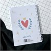 Блокнот Любовь изгоняет страх, Nata Smith, христианский принт, христианские товары мерч AMENSHOP